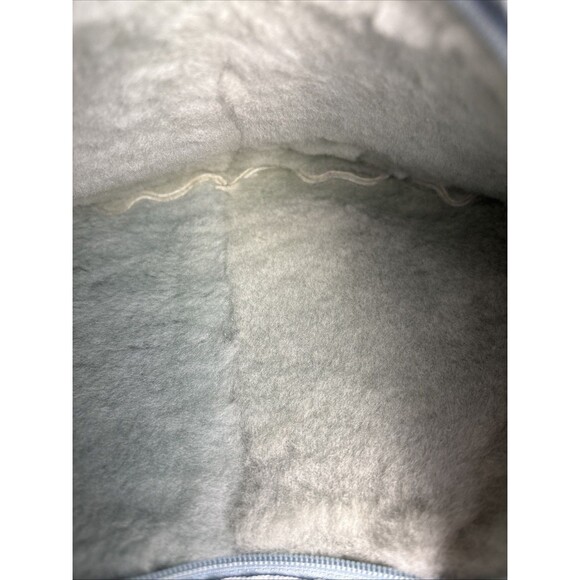 Blue Green Purse UGG Australia Handbag Suede Shearling Shoulder Bag Boho Malibu - Picture 7 of 15